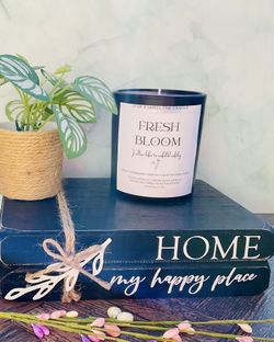 Fresh Bloom Hand Poured Scented Candle
