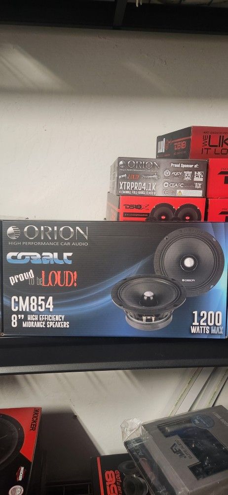 New!! Orion COBALT (2) 8" Mid Range Speakers
