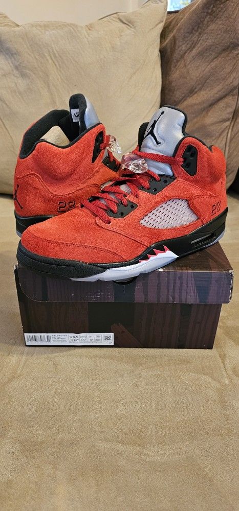 Nike Air Jordan Retro Raging Bull Toro Red UNC OG White Cement