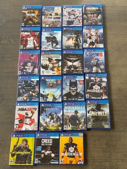 PS4 Games Lot