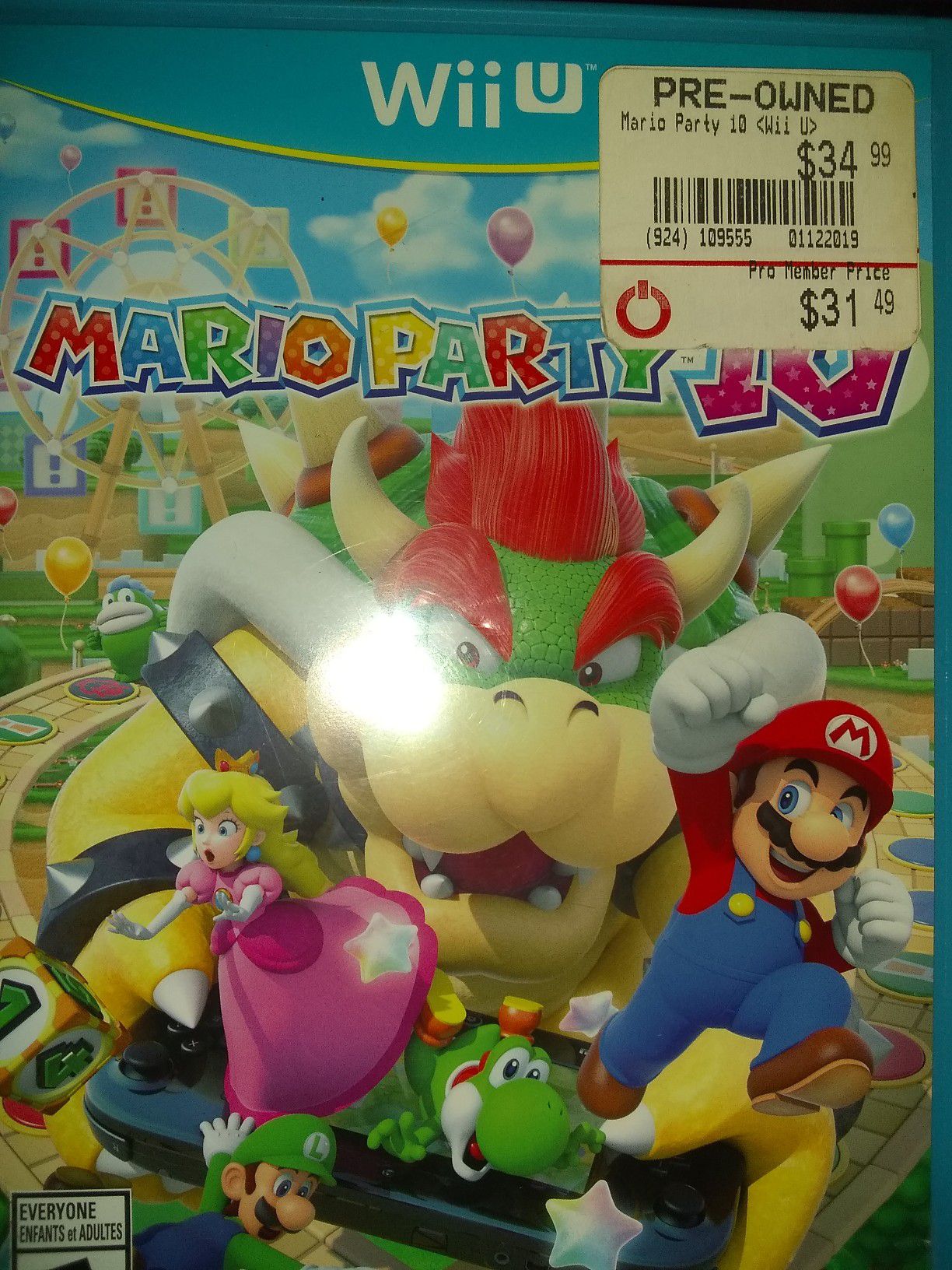 Mario party 10 for Wii U