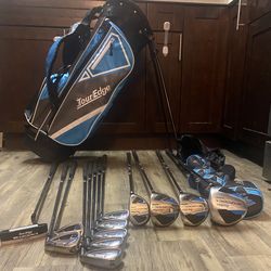 Tour Edge Bazooka 370 Men’s 17 Piece Golf Set With Bag (RH) Uniflex 