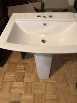 New bathroom sink
