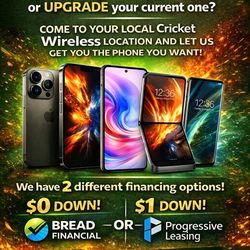 We now offer financing options!