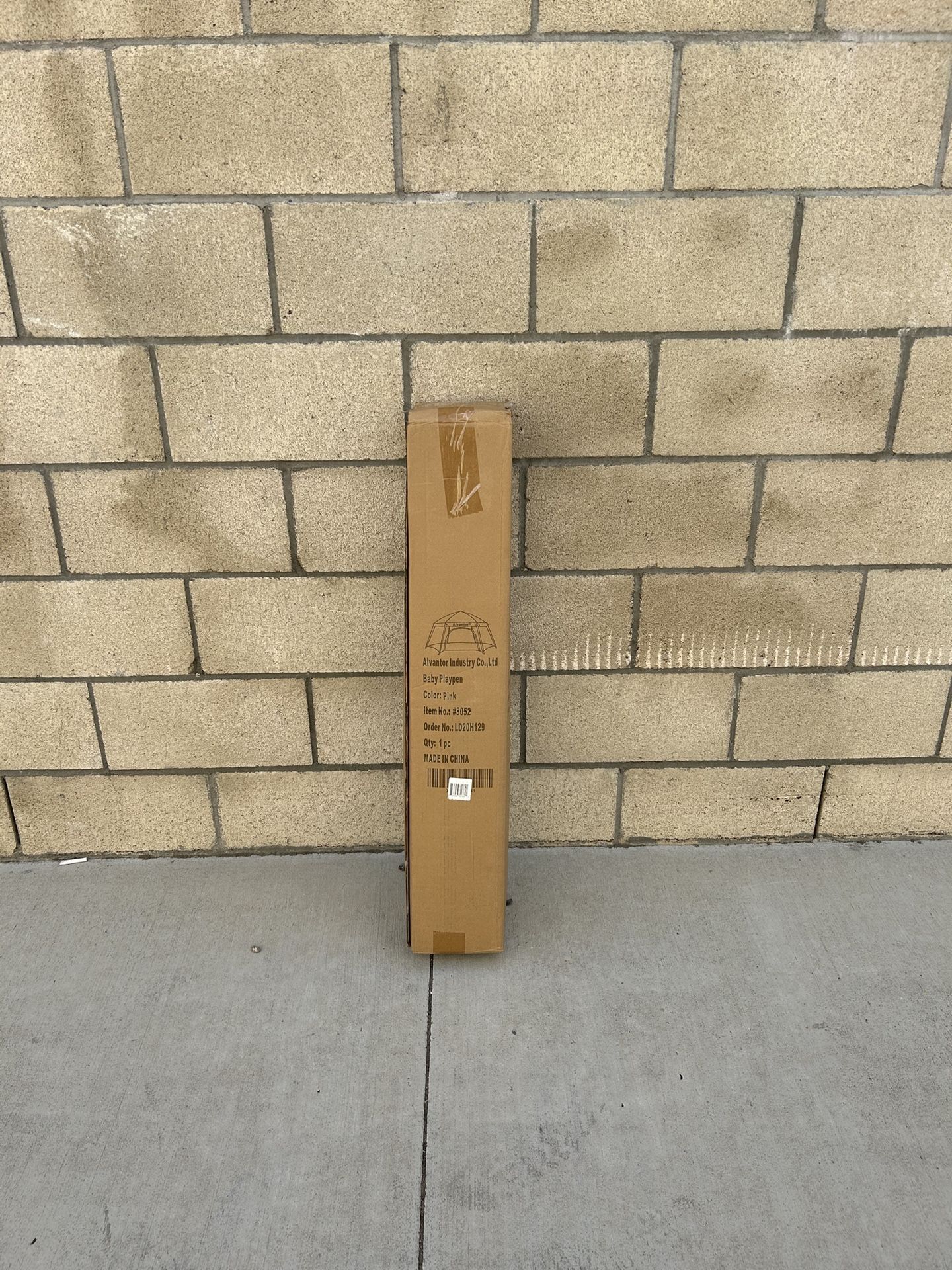 NEW Pink Portable Foldable Pop Up Playpen For Indoor & Outdoor Use w/Carry Bag