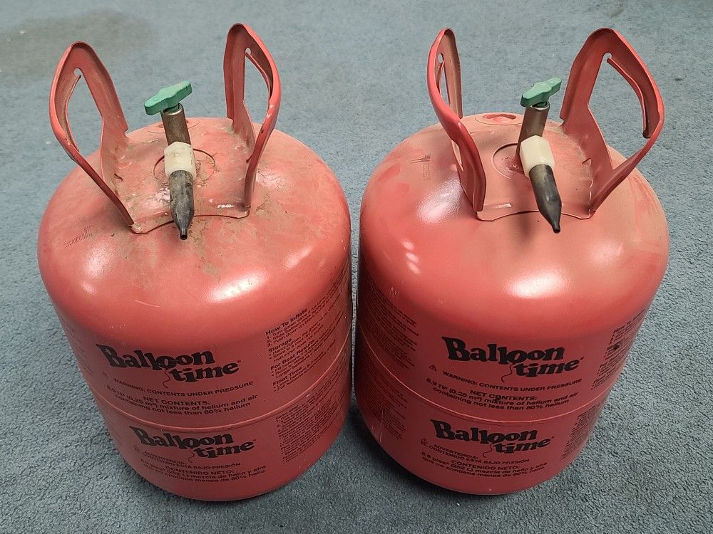 Empty Helium Tanks