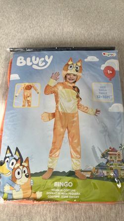 New Bluey Bingo Toddler Halloween Costume Size 12-18M