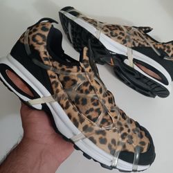 Nike Air Kukini SE 'Leopard' Brown Men's Slip On Shoes Size 12