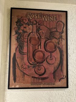 1960’s Original California Wine Poster 