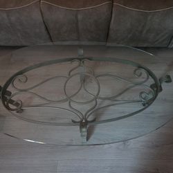 Glass Top Coffee Table