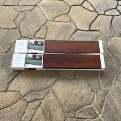 Floating Wood Shelves