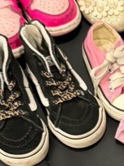 Toddler Black Vans High Top Sneaker