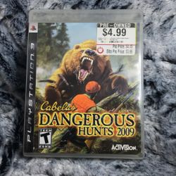 PS3 Cabela’s Dangerous Hunts 2009