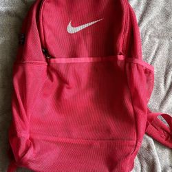 Nike brasilia mesh hot pink training backpack 