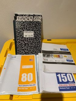 notebook / paper / clipboard