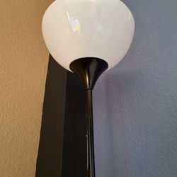 Black Floor Lamp - Torchiere 
