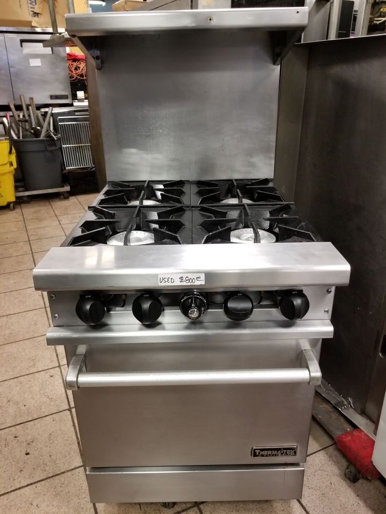 Thermatek 4 burner range with Oven