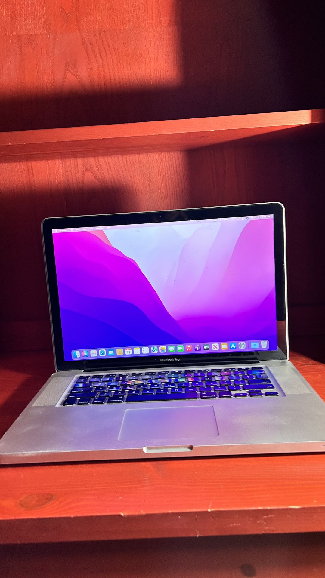 Apple Macbook Pro 15” I7 Processor 8GB RAM 256GB SSD macOS