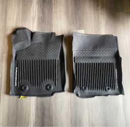 Toyota Tacoma 2016-2017 AT Double Cab All Weather Rubber Floor Liner Mat OEM