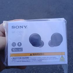 Sony Wireless Earbuds WF-C500