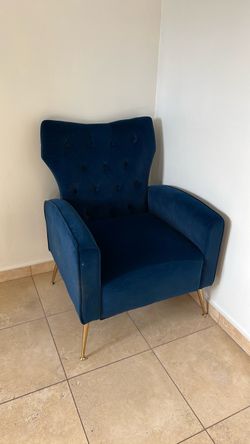 Royal blue chair