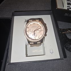 Womens Rose Gold Marc Jacob's Watch