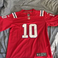 Drake Maye Patriots Jersey Small
