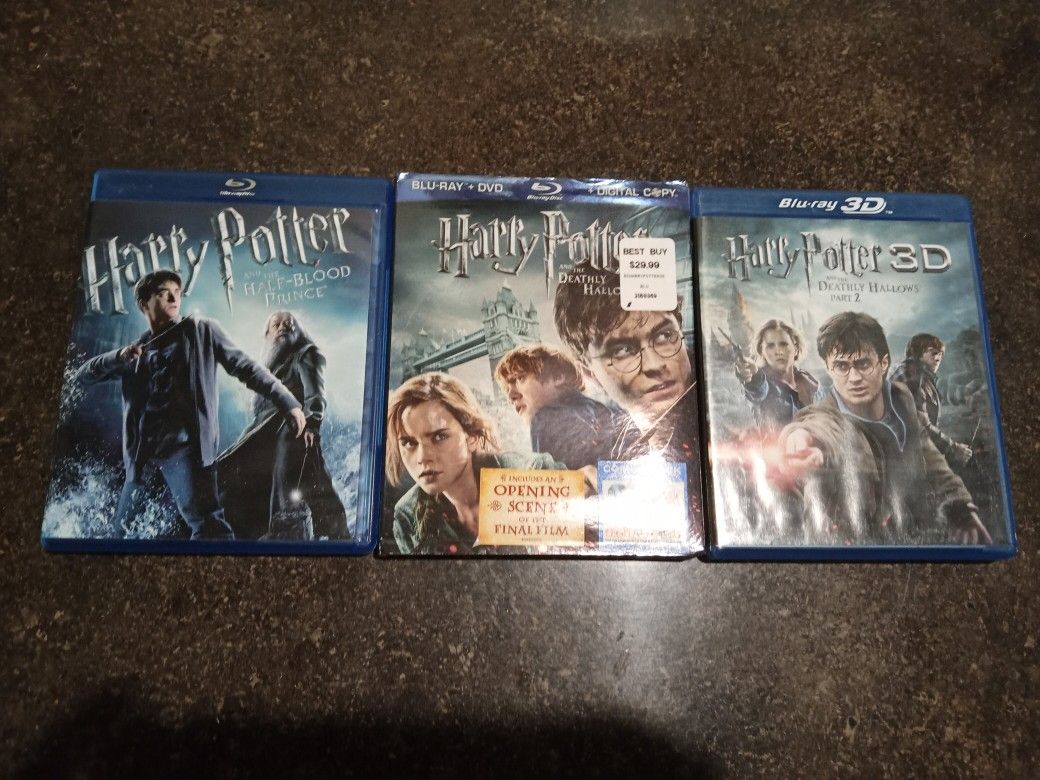 Harry Potter Blu-ray (3movies)