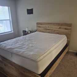 Queen Size Bedroom Set! *plus Mattress And Box Spring