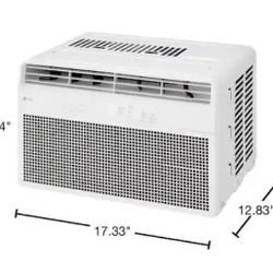 LG 6,000 BTU 115-Volt Window Air Conditioner with Remote and Dehumidifier in White