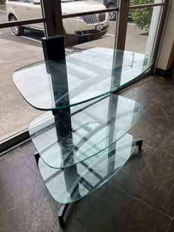 Glass TV Stand