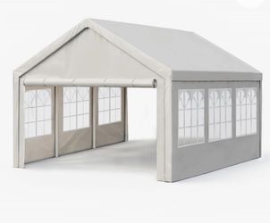 Large White Party Tent with Windows