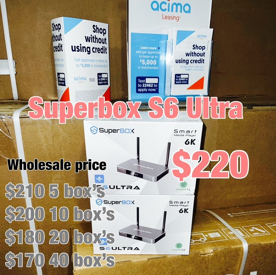 Superbox S6 ultra max new 2024 model wholesale reseller s6 ultra super box 