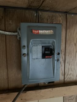 Breaker Box From Old Camper