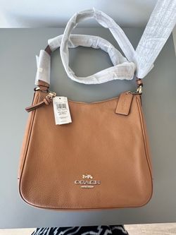 Coach Ellie File Crossbody Bag Leather - Saddle Brown Brand New Wrapped