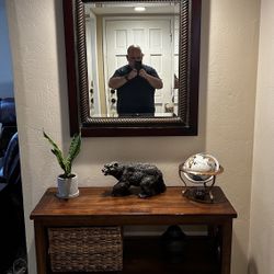 Entryway Console & Mirro