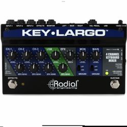 KEY -LARGO 4 channel keyboard mixer with midi 