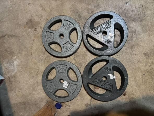 Weights 4 25lbs