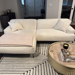 Article Abisko 94.5" Left Sectional - Quartz White