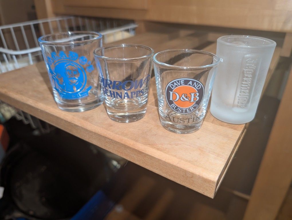 Vintage Shot Glasses (Read Description)