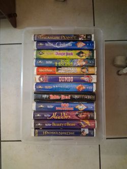 Walt Disney VHS Tapes Lot of 12