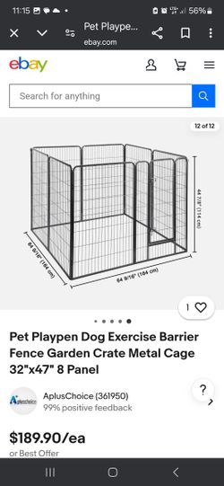 Dog 48 In Play Pen