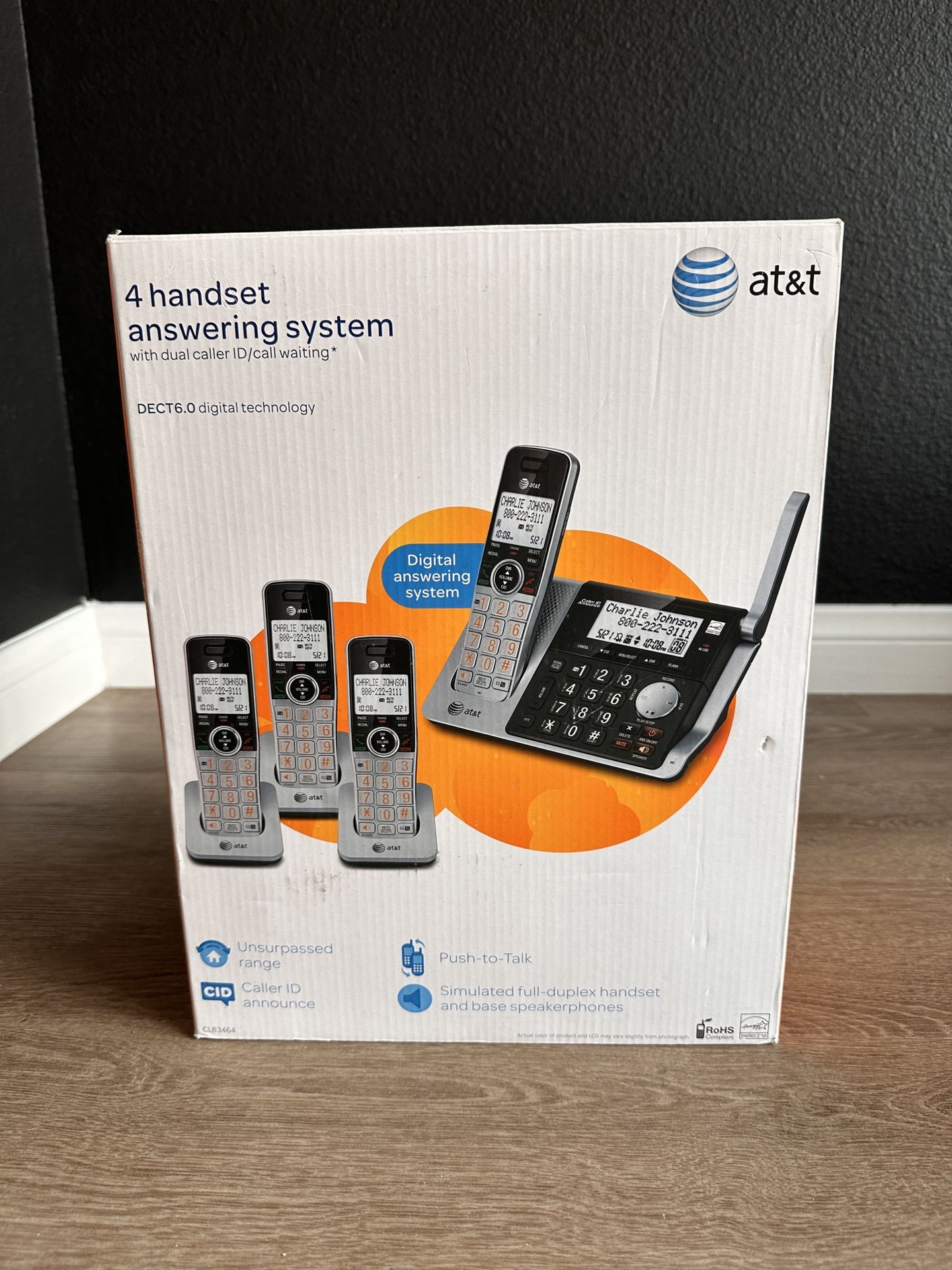 AT&T 4 Handset Answering System 