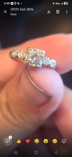 Diamond ring real Diamond