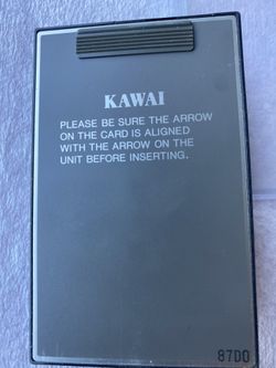 Memory card for keaboard, Kawai