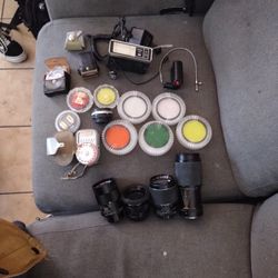 Vintage High Quality Camera Lenses Telephoto Zoom Lenses Bundle