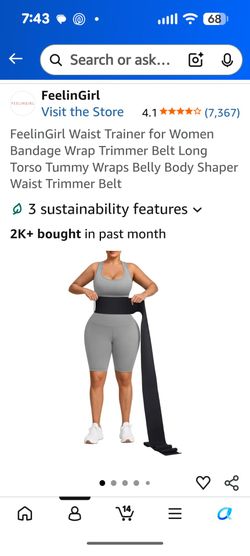 Stomach wrap - black