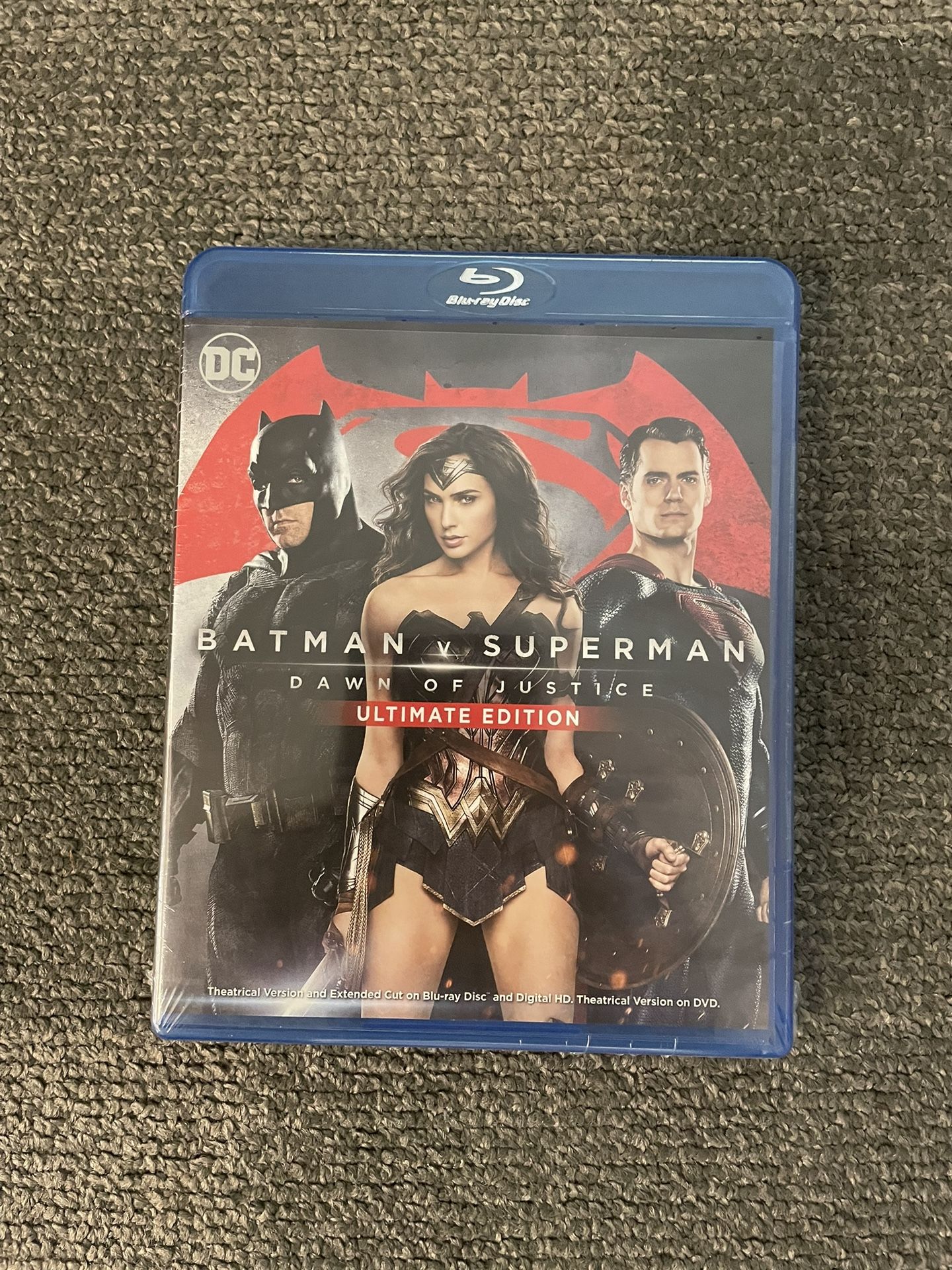 Batman Vs Superman Dawn Of Justice DC comics Blu Ray Disc