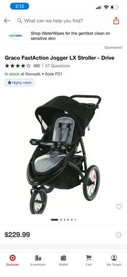 Graco FastAction Jogger LX Stroller -