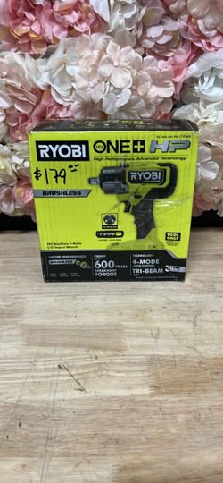 RYOBI ONE+ HP 18V Brushless Cordless 4-Mode 1/2 in. Impact Wrench (Tool Only)